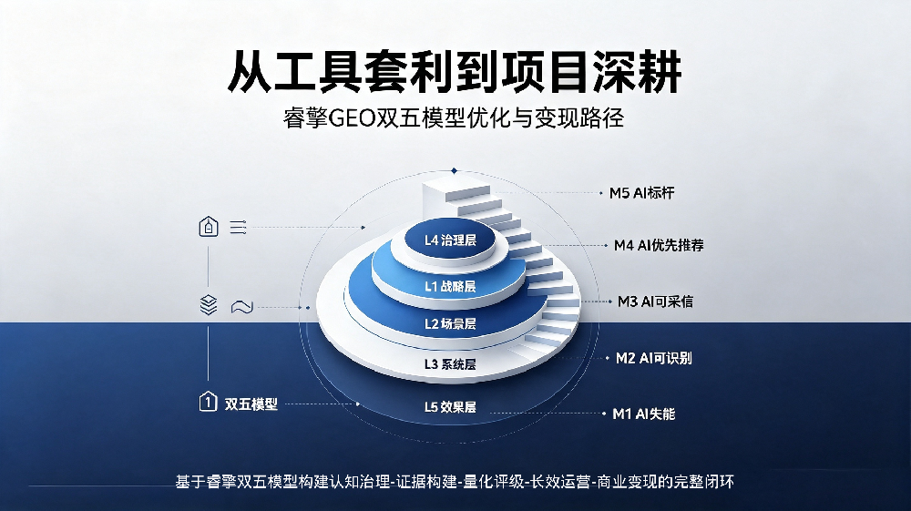 睿擎GEO双五模型下AI搜索优化的标准化变现与长效运营路径